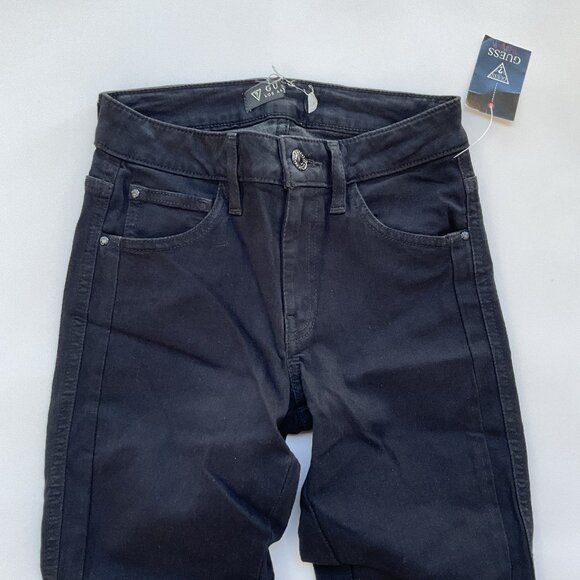 Guess Women’s Skinny Black Jeans Super Slim Fit Size 24 - Picture 5 of 11
